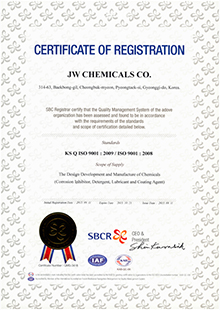 CERTIFICATE OF REGISTRATION ISO 9001:2008