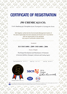 CERTIFICATE OF REGISTRATION ISO 14001:2004